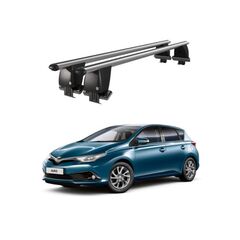 Bare transversale portbagaj auto aluminiu compatibile plafon neted Toyota Auris E210 Hatchback 2018-> argintii sau negre Cod: CB200101 Kit-101-Dacenergy.ro