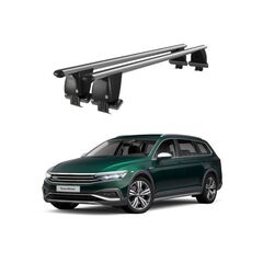 Bare transversale portbagaj auto aluminiu compatibile plafon neted Volkswagen Passat B8 Alltrack 2019-> argintii sau negre Cod: CB200101 Kit-101-Dacenergy.ro