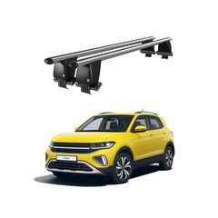 Bare transversale portbagaj auto aluminiu compatibile plafon neted Volkswagen T-Cross 1C 2018-> argintii sau negre Cod: CB200101 Kit-101-Dacenergy.ro