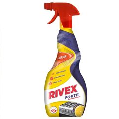 Superdegresant Aragaz si Cuptor, Rivex Forte, Aroma Lamaie, Spray, 750 ml, Dizolva Grasimi Arse si Carbonizate, Formula Alcalina-Dacenergy.ro