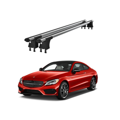 Set bare transversale aluminiu cu prindere in puncte fixe compatibile Mercedes Clasa C Coupe C205 2015-> negre sau argintii Cod: 120101 Kit 203-Dacenergy.ro
