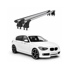 Set bare transversale aluminiu cu prindere in puncte fixe compatibile BMW Seria 1 F20 2011-2019 negre sau argintii Cod: 120101 Kit 201-Dacenergy.ro