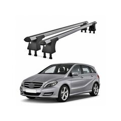 Set bare transversale aluminiu cu prindere in puncte fixe compatibile Mercedes CLS C218 2010-> negre sau argintii Cod: 120101 Kit 203-Dacenergy.ro