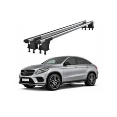 Set bare transversale aluminiu cu prindere in puncte fixe compatibile Mercedes GLE Coupe C167 2018-> negre sau argintii Cod: 120101 Kit 204-Dacenergy.ro