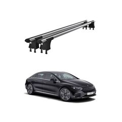 Set bare transversale aluminiu cu prindere in puncte fixe compatibile Mercedes EQE V295 2022-> negre sau argintii Cod: 120101 Kit 202-Dacenergy.ro