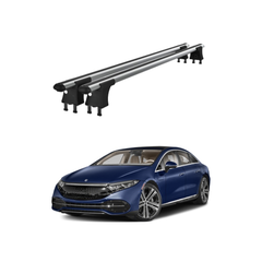 Set bare transversale aluminiu cu prindere in puncte fixe compatibile Mercedes EQS V297 2021-> negre sau argintii Cod: 120101 Kit 202-Dacenergy.ro