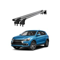 Set bare transversale aluminiu cu prindere in puncte fixe compatibile Mitsubishi ASX II 2013-> negre sau argintii Cod: 120101 Kit 202-Dacenergy.ro