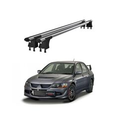 Set bare transversale aluminiu cu prindere in puncte fixe compatibile Mitsubishi Lancer VII 1995-2000 negre sau argintii Cod: 120101 Kit 202-Dacenergy.ro