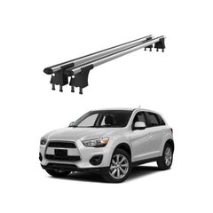 Set bare transversale aluminiu cu prindere in puncte fixe compatibile Mitsubishi Outlander Sport 2010-> negre sau argintii Cod: 120101 Kit 202-Dacenergy.ro