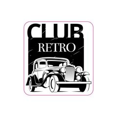 Abtibild "CLUB RETRO" Cod:TAG 054 / T2-Dacenergy.ro