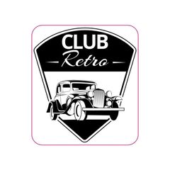 Abtibild "CLUB RETRO" Cod:TAG 053 / T2-Dacenergy.ro