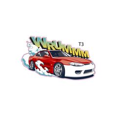 Abtibild "  MASINA WRUMM " Cod:TAG 069 / T3-Dacenergy.ro