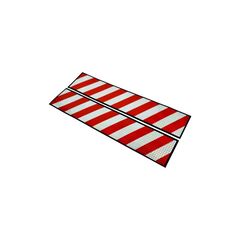 Abtibild reflectorizant auto alb rosu 10x50cm set Cod: AN21-Dacenergy.ro