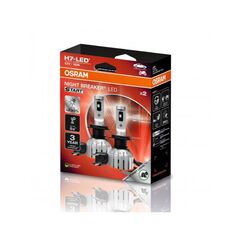 Set 2 becuri auto LED Osram Night Breaker START H7 12V 16W 6000K omologate RAR Cod: 64210DWNBST-2HB-Dacenergy.ro
