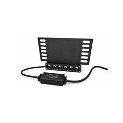 Suport numar auto cu proiector LED tip lupa 130W 20000 lumeni telecomanda alb/galben 12-24V Cod: LX-GL11-Dacenergy.ro