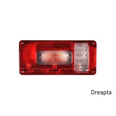 Lampa spate remorca 12V cu becuri stop, semnalizare, pozitie, numar, ceata sau mers inapoi Cod: TR005-Dacenergy.ro