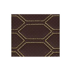 Material imitatie piele tapiterie hexagon cu gaurele maro/cusatura bej Cod:Y03MB-Dacenergy.ro