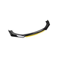 Prelungire bara fata universala spoiler auto negru lucios cu galben 175 cm din ABS flexibil 4 piese  Cod: SP1005-2-Dacenergy.ro