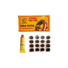 Petice rotunde vulcanizare anvelope si camere de aer Ø50 mm 16 bucati cu adeziv 20 ml Cod: DISUZ88-Dacenergy.ro