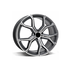 Jante PDW 22x10 fata 22x11 spate 5x112 ET40 ET35 gri antracit polish compatibile BMW Cod: LC5445F12 NX / LC5445R95 NX-Dacenergy.ro