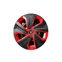 Set 4 capace roti Evo culoare negru rosu 15  inch Cod: WK2-1RD-15-Dacenergy.ro