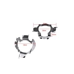 Adaptor bec LED pentru montaj in locul becurilor cu halogen compatibil Audi BMW Mercedes Nissan Cod: TK-101-Dacenergy.ro