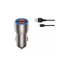 Incarcator auto SMART Quick charge USB QC3.0 36W + cablu Type C    Cod: XO-CC52C-Dacenergy.ro