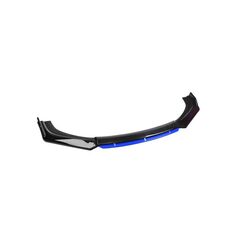 Prelungire bara fata universala spoiler auto negru lucios cu albastru 175 cm din ABS flexibil 4 piese  Cod: SP1005-3-Dacenergy.ro
