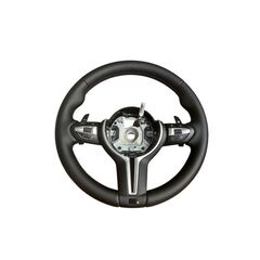 Volan sport piele  compatibil cu modelele BMW Seria 1 E87 Seria 3 E90, E91, E92,E93 X1 E84 X5 E70,E53 X6  E71 Z4 E89   Cod: OCH-12-Dacenergy.ro