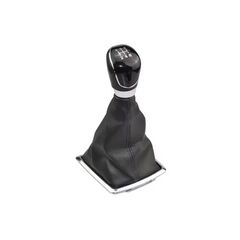 Maner si Manson schimbator  imitatie piele  compatibil Ford Focus MK2 cu 2 adaptoare pentru 5 si 6 viteze  Cod: SC-150-Dacenergy.ro