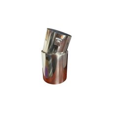 Ornament toba inox universal cromat diametru 76mm Cod: A82-Dacenergy.ro