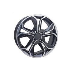 Jante DY176 KM 16x6.5 5x114.3 ET40 diamond cut compatibile Dacia, Renault, Nissan, Toyota-Dacenergy.ro