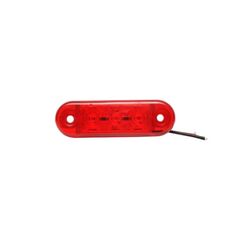 Lampa laterala LED rosie 12–24V Cod: BK69485-Dacenergy.ro