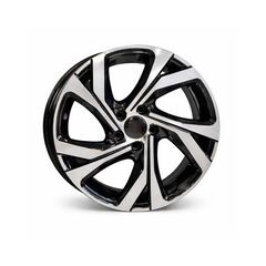 Jante DY253 KM 16x6.5 5x114.3 ET35 negru polish compatibile Dacia, Renault, Nissan, Toyota, Subaru, Honda, Lexus-Dacenergy.ro