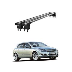 Set bare transversale aluminiu cu prindere in puncte fixe compatibile Opel Astra H 2004-2011 negre sau argintii Cod: 120101 Kit 202-Dacenergy.ro