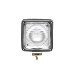 Proiector patrat 100 mm pentru bec halogen H3 12V 55W / 24V 70W fara bec Cod: BK69038E-Dacenergy.ro