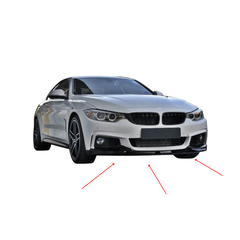 Spoiler prelungire bara fata BMW Seria 4 F36 2014-2020 ABS negru Piano Cod: LSP3021-Dacenergy.ro