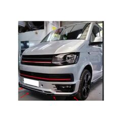 Spoiler prelungire bara fata Volkswagen Transporter T6 Sportline 2015-2019 ABS negru Piano Cod: LSP3019-Dacenergy.ro