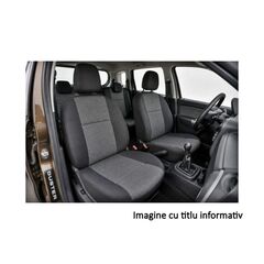 Huse scaune auto compatibile Dacia Duster I Facelift 2013-2017 spatar bancheta fractionat Premium Material Textil-Dacenergy.ro