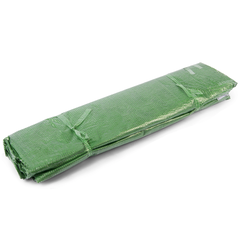 Folie protectie solar de gradina DacEnergy©, folie PE 140g/m2, 6 ferestre cu plase de tantari, rezistenta UV4, 350 x 200 x 200 cm, 7 m2, verde-Dacenergy.ro