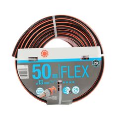 ​Furtun de gradina, realizat din PVC cu insertie textila, diametrul de 13 mm, lungimea de 50 m, 25 bar, flexibil, nu se rasuceste-Dacenergy.ro
