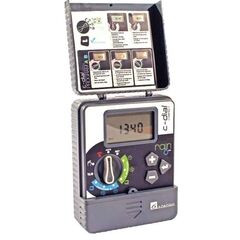 ​Programator pentru sisteme de irigatii, complet electronica cu 6 statii, cu display, presiune de lucru 4 bari, Numar zone: 6-Dacenergy.ro