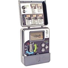 Programator pentru sisteme de irigatii, complet electronica cu 4 statii, cu display, presiune de lucru 4 bari, Numar zone: 4-Dacenergy.ro