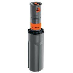 ​Aspersor Gardena, realizat din plastic, telescopic, ingropat, 2 bar, suprafata maxima de irigare 200 mp, raza de stropire 8 m-Dacenergy.ro
