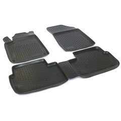 Set covorase profesionale cauciuc culoare negru stil tavita dedicate  VW Sharan II dupa anul 2010-Dacenergy.ro