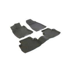 Set covoare cauciuc stil tavita DacEnergy©, compatibil ALFA ROMEO 156 1997-2006, negru-Dacenergy.ro