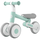Bicicleta de echilibru, cadru durabil din otel, stabil, scaun moale, din spuma, inaltime reglabila, 25-28 cm, 3 roti din spuma EVA, menta si alb, Culoare: Mentol, Alb-Dacenergy.ro