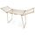 Uscator de rufe DacEnergy©, constructie metalica, cu 2 brate, pliabil, solid, picioare antiderapante, suprafata mare de uscare 19 m, auriu, Culoare: Auriu-Dacenergy.ro
