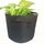 Ghiveci din pasla netesuta DacEnergy©, pentru plante de gradina, legume, flori, ierburi, fructe, plantare, de forma rotunda, cu maner, 37 l, diamentru 40 cm, gri antracit, Diametru: 40 cm-Dacenergy.ro