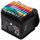 Set 80 markere duble DacEnergy©, cerneala cu alcool, cu varfuri de 2 mm si 7 mm, nuante intense, vii, multicolore, Numar bucati/set	: 80-Dacenergy.ro